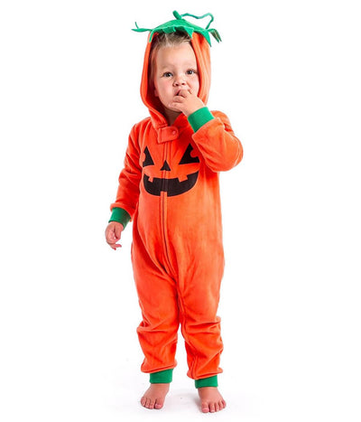 Toddler Girl's Pumpkin Costume Primary Image