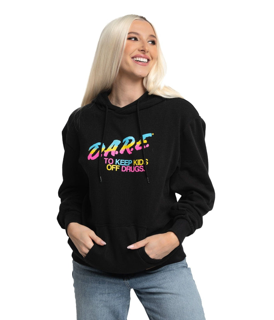 Women's Black DARE Hoodie Image 2