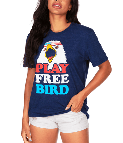 Women's Play Free Bird Oversized Boyfriend Tee