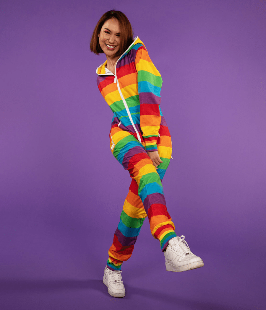 Women's Rainbow Jumpsuit Image 3