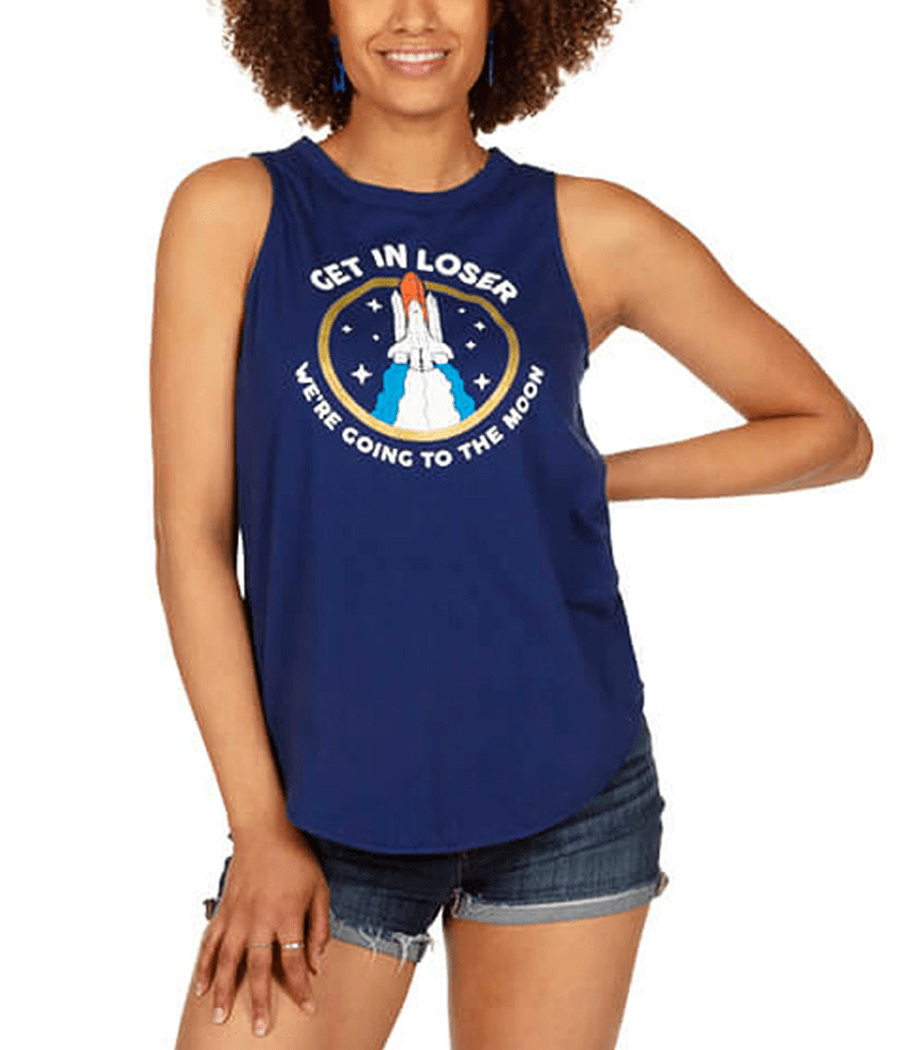 Women's We're Going To The Moon Tank Top Image 2