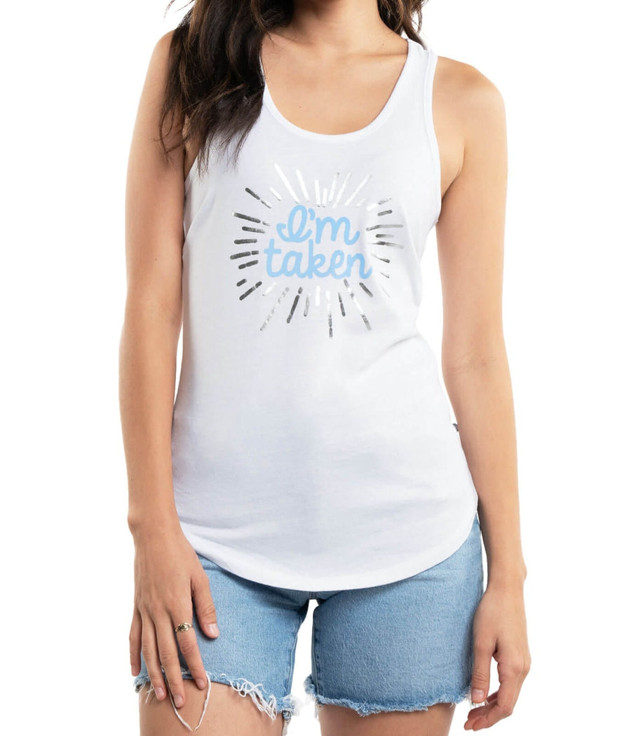 Women's I'm Taken Tank Top Image 2