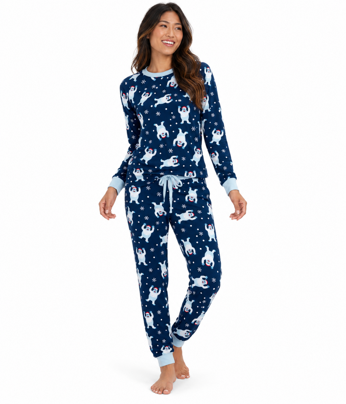 Women's Bumble Crew Neck Pajama Set
