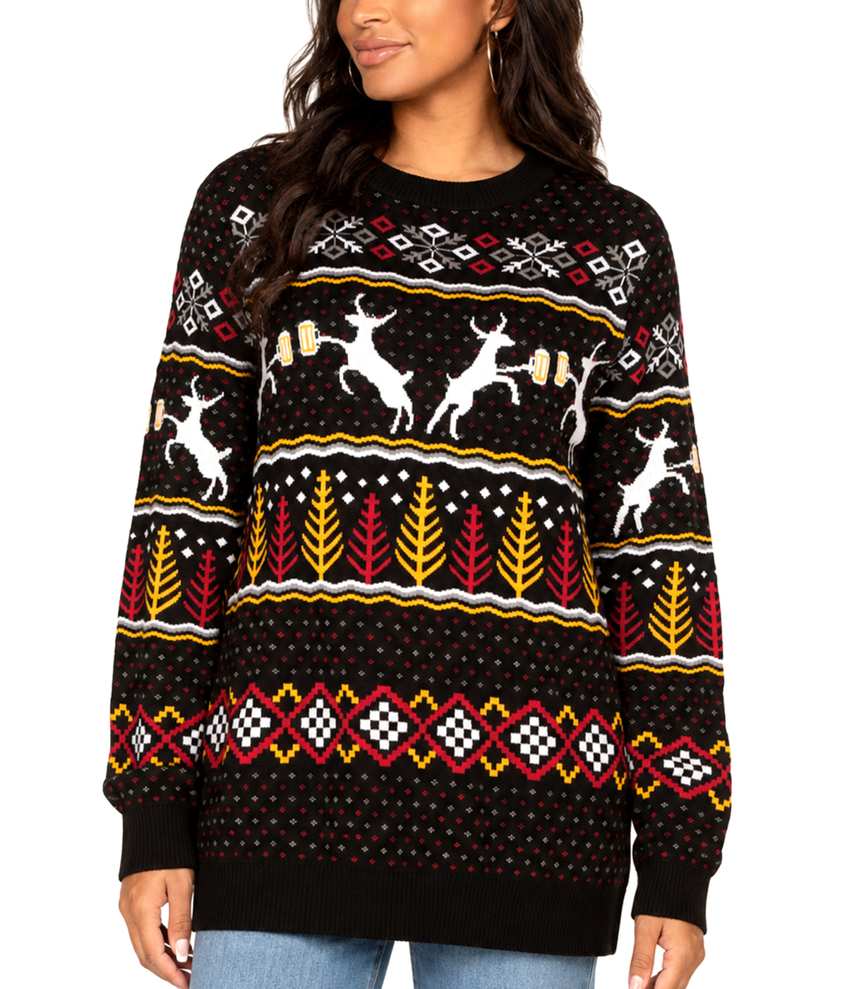 Women's Caribrew Oversized Christmas Sweater