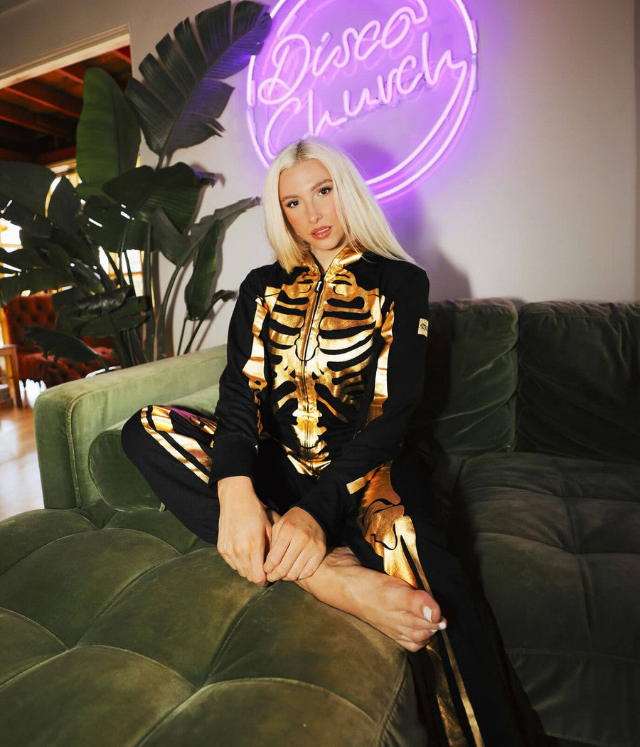 Gold Skeleton Costume: Women's Halloween Outfits | Tipsy Elves Gold Skeleton Costume: Women's Halloween Outfits | Tipsy Elves
