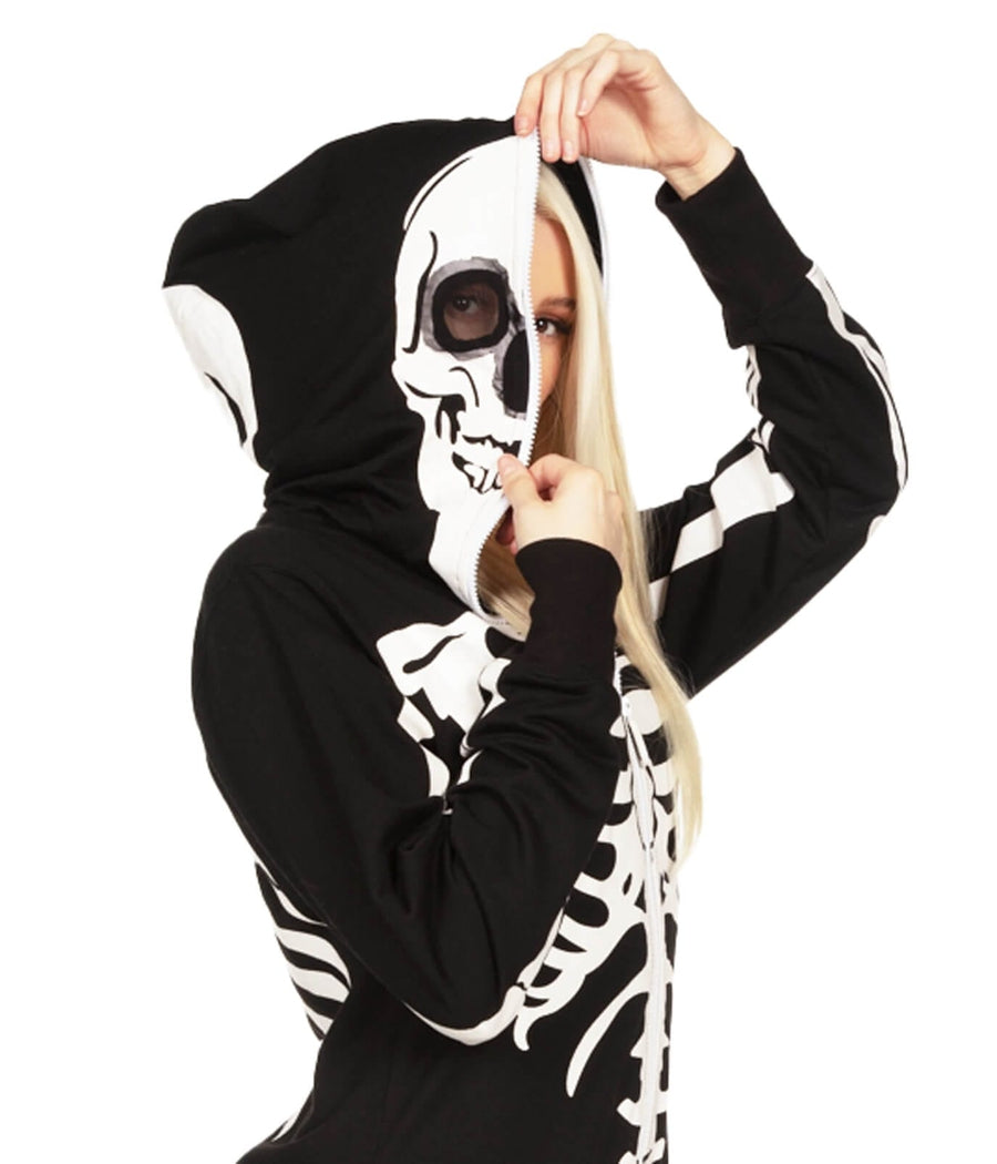 Women's Skeleton Costume Image 4