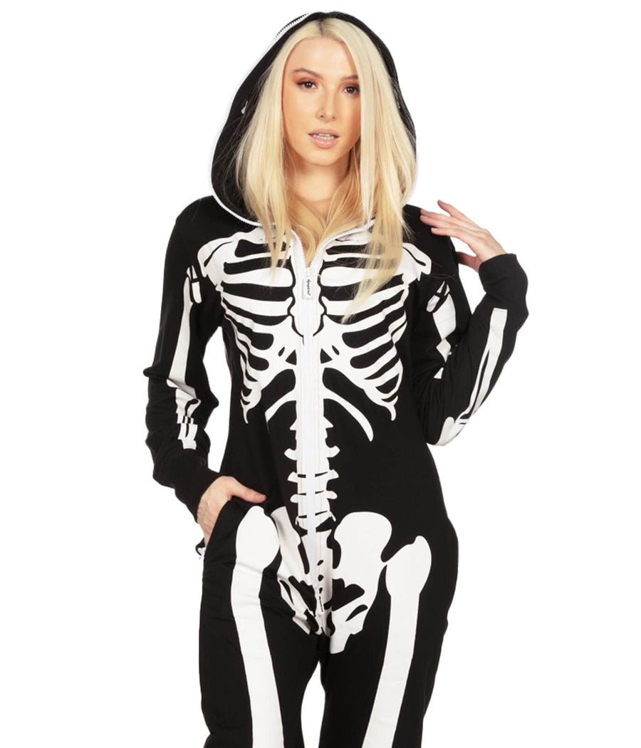Women's Skeleton Costume Image 5