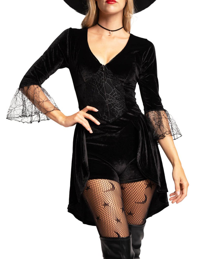 COSMOVIE Women's Witch Halloween Cosplay Costume Wizard Sorceress