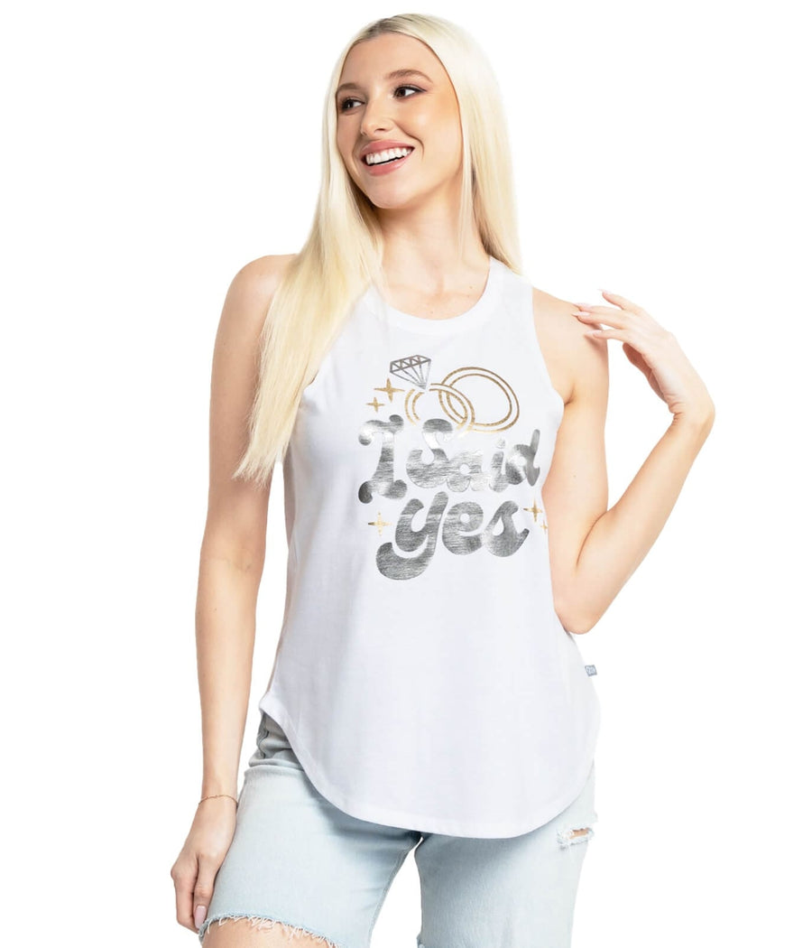 Women's I Said Yes Tank Top Image 2