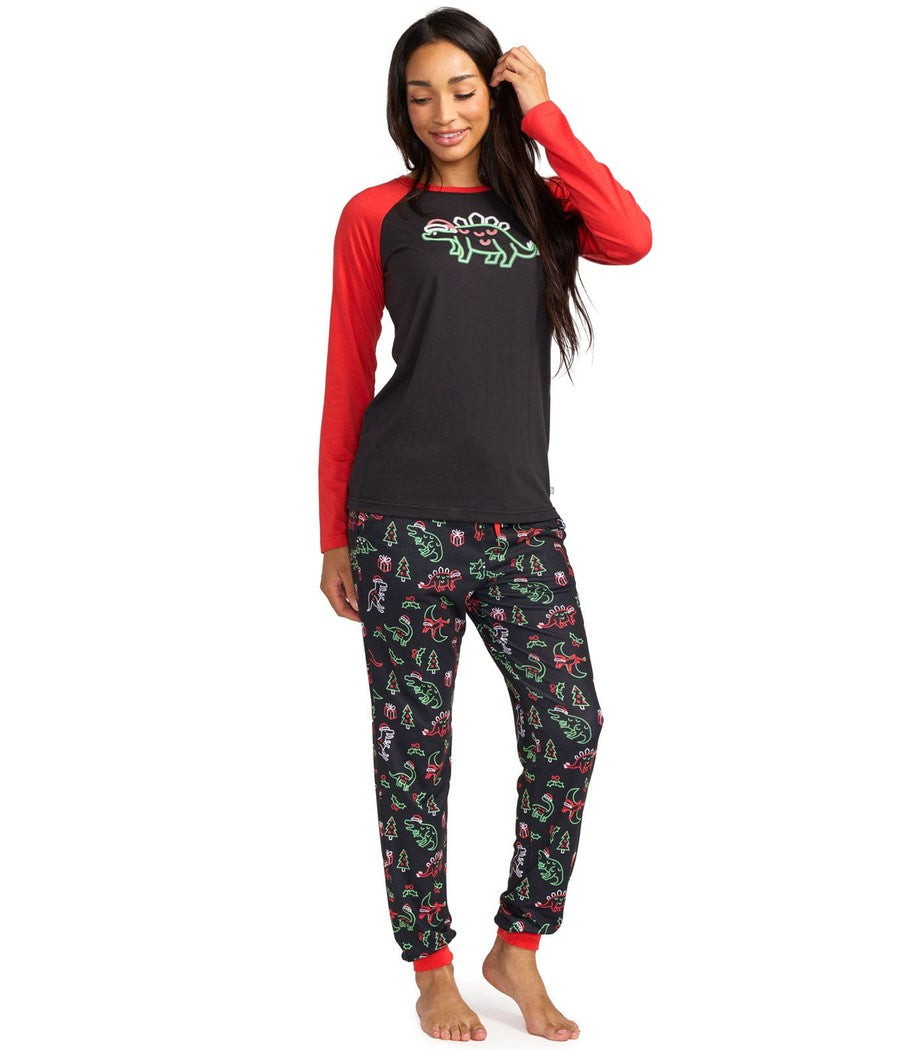 Women's Saint Nickosaurus Pajama Set