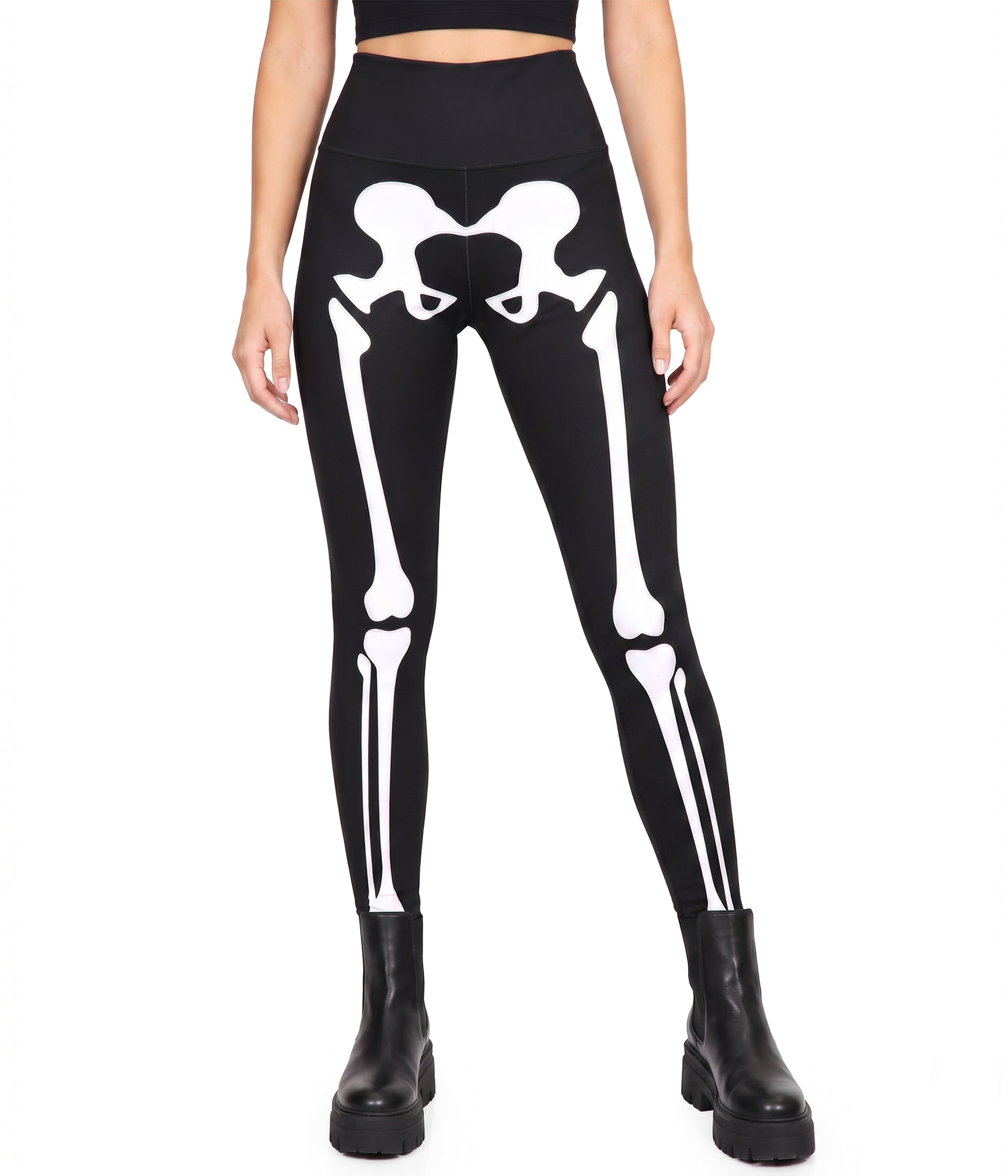 Skeleton High Waisted Leggings