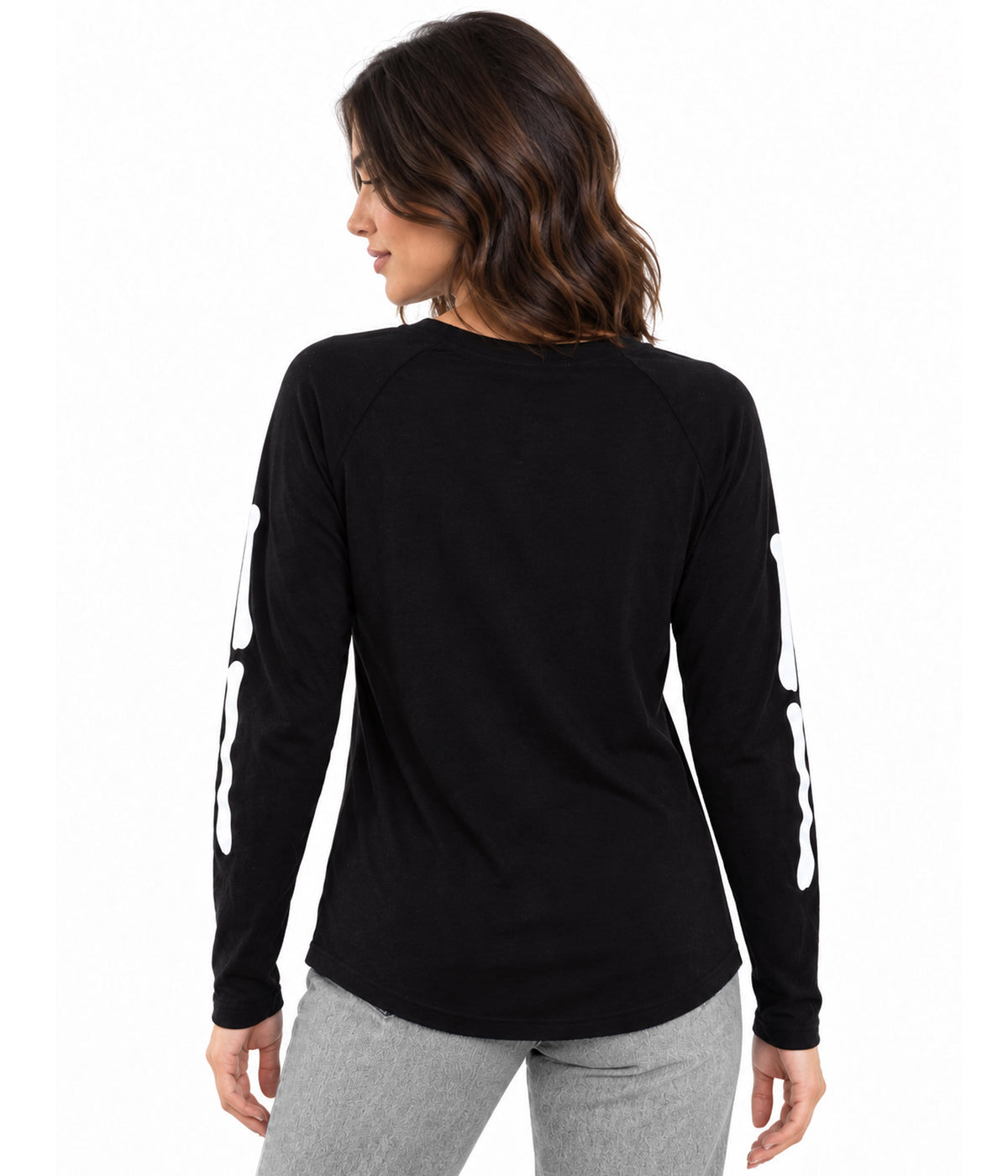 Women's Long Sleeve Skeleton Shirt