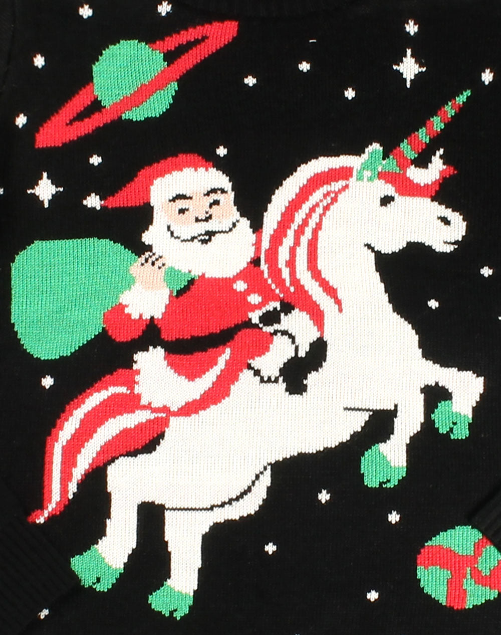 Women's Santa Unicorn Ugly Christmas Sweater