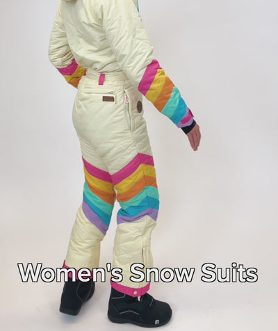 Women's Powder Me Pink Ski Suit Image 4
