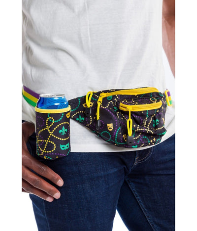 Mardi Gras Fanny Pack with Drink Holder Image 3