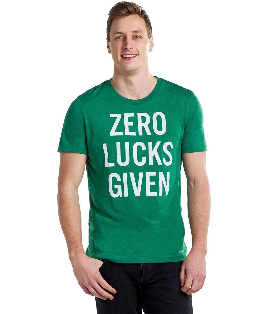 Men's Zero Lucks Given Tee Image 2::Men's Zero Lucks Given Tee