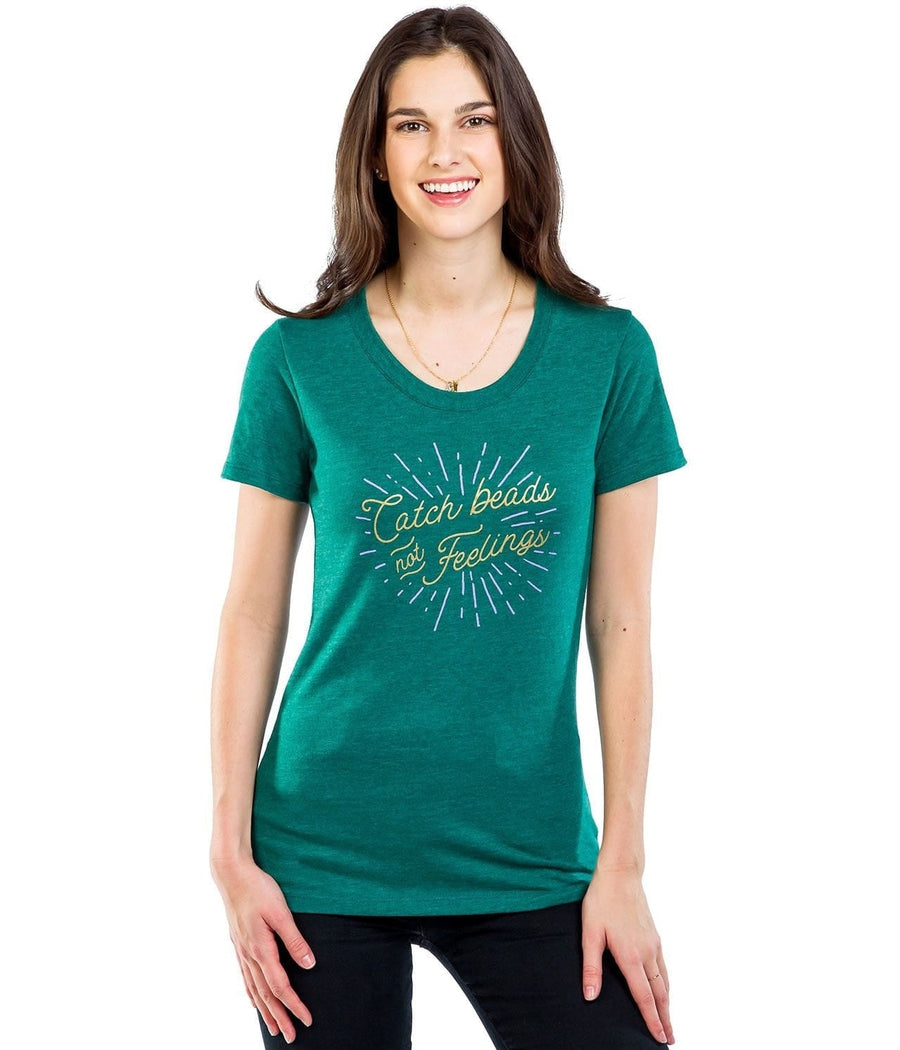 Women's Catch Beads Not Feelings Tee