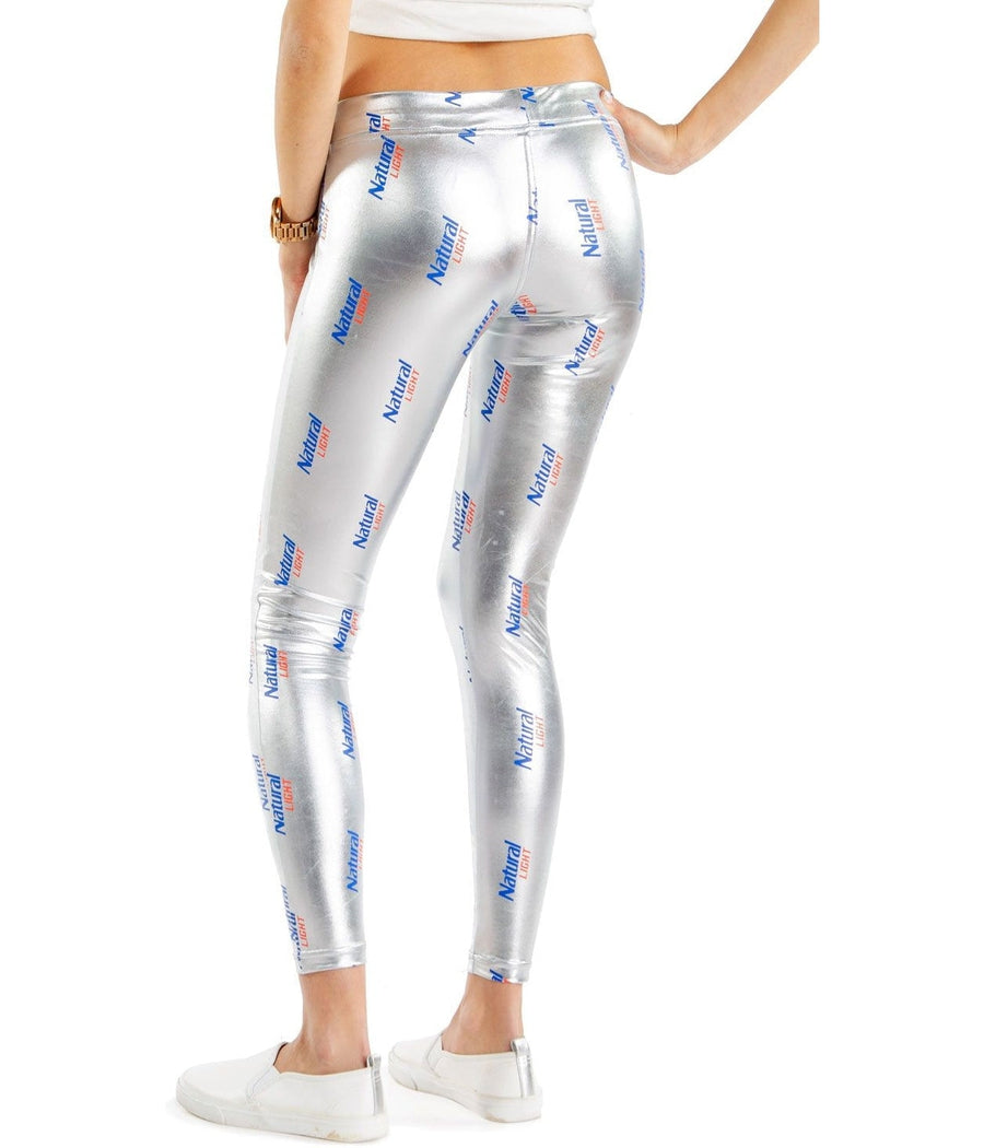 Natural Light Metallic Leggings