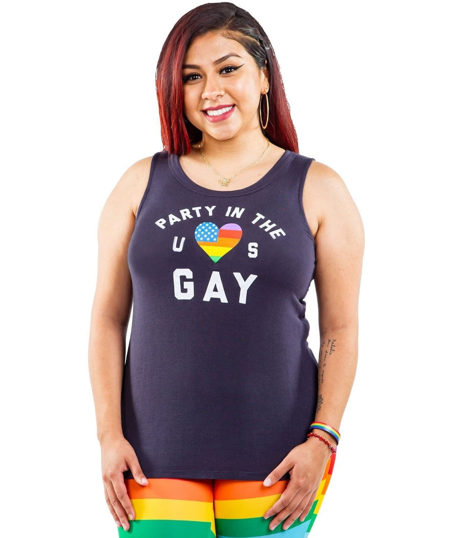 Party in the US Gay Tank Top Image 2