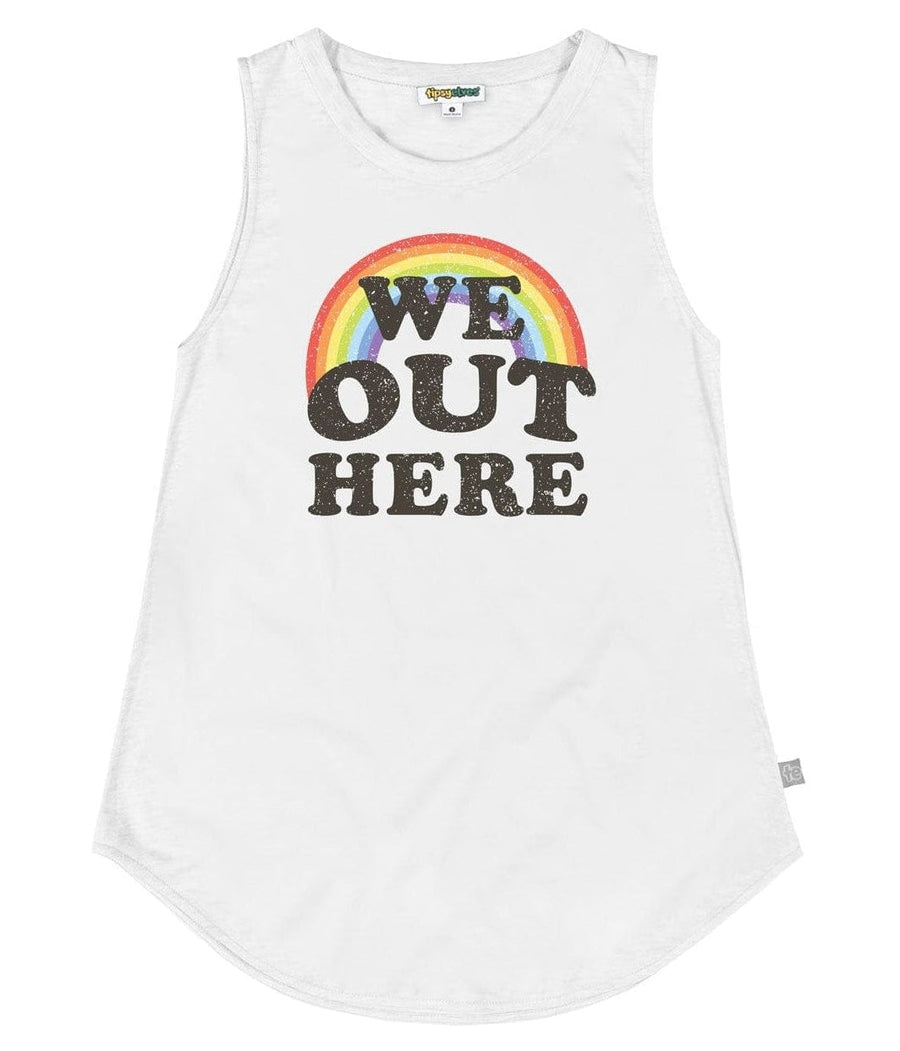We Out Here Crew Scoop Tank Top