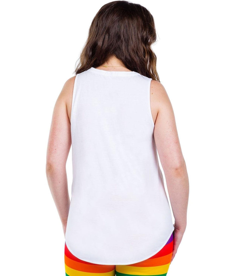 Rainbow Love Crew Scoop Tank Top