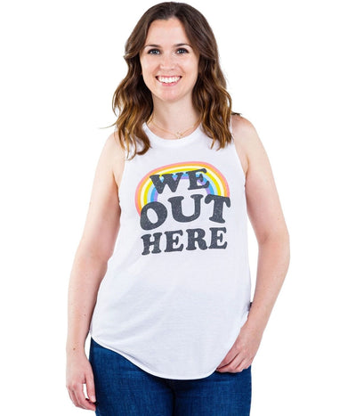 We Out Here Crew Scoop Tank Top Image 2