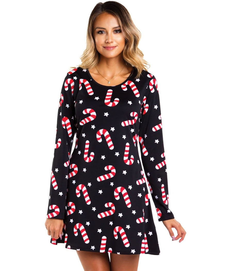 Candy Cane Women's Christmas Dress | Tipsy Elves Candy Cane Women's Christmas Dress | Tipsy Elves