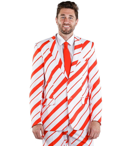 Men's Candy Cane Crusher Blazer with Tie Primary Image