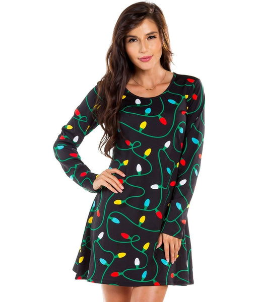 Christmas lights hotsell dress