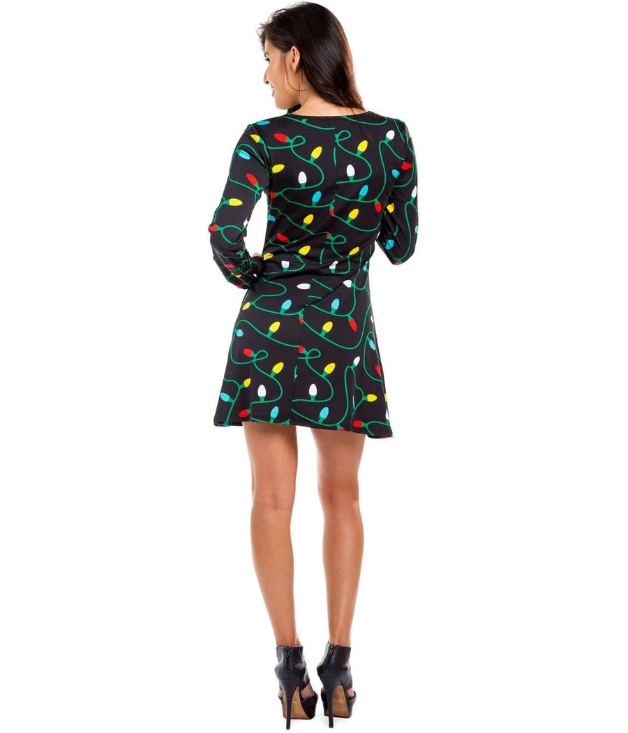 Twinkle Lights Women's Christmas Sweater Dress | Tipsy Elves Twinkle Lights Women's Christmas Sweater Dress | Tipsy Elves