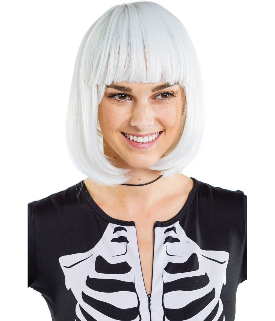 Short White Wig