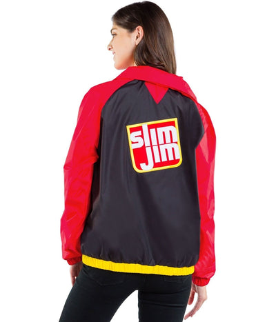 Women's Slim Jim Red and Black Jacket Image 4