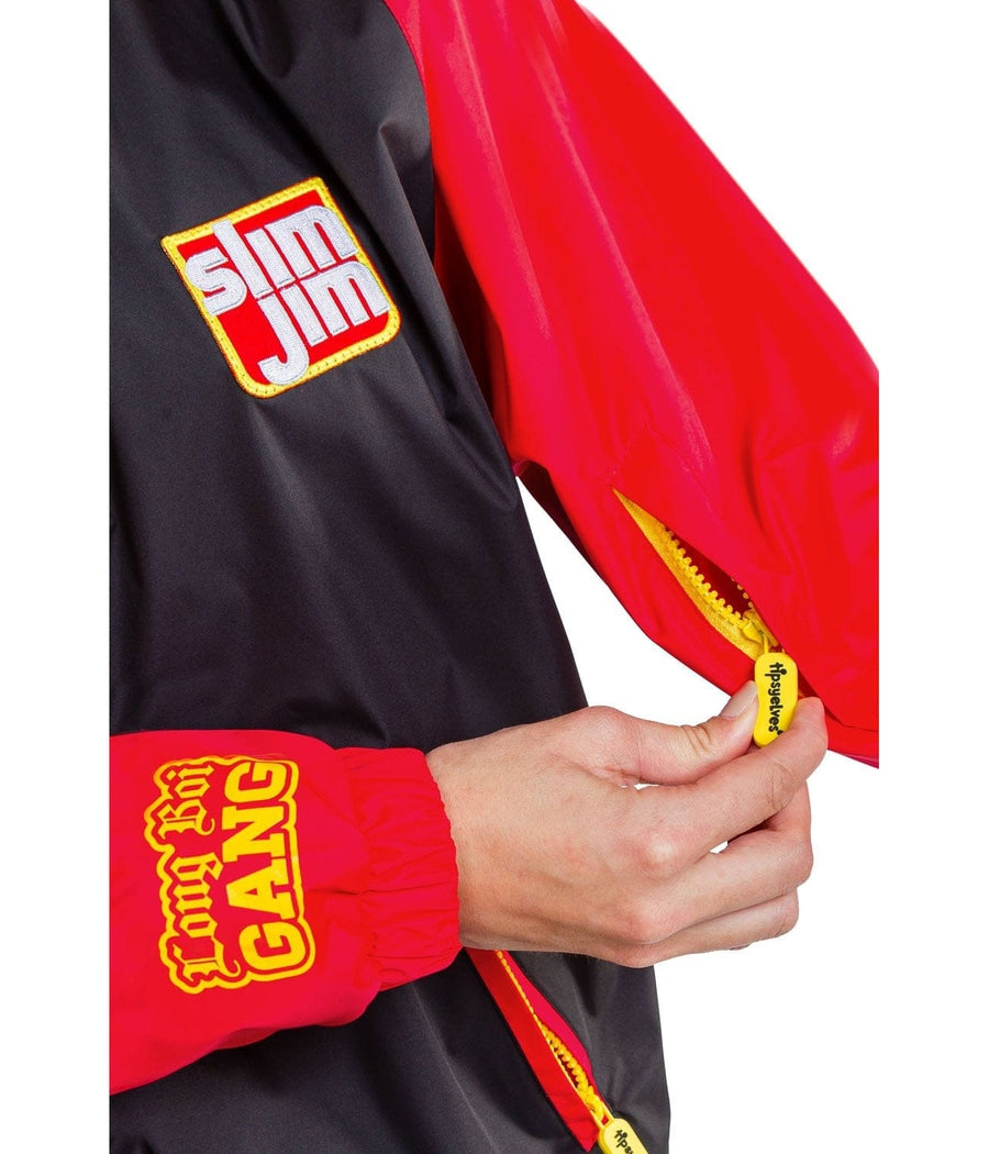 Women's Slim Jim Red and Black Jacket Image 6