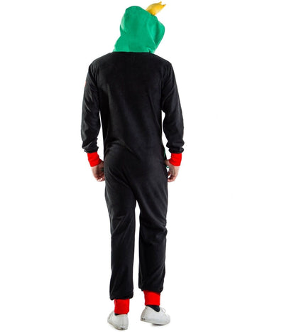 Men's Christmas Tree Toss Game Jumpsuit Image 2