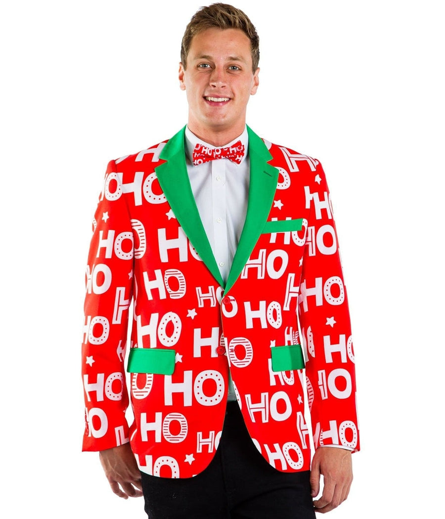 Men's Ho Ho Holla Blazer with Tie Image 5