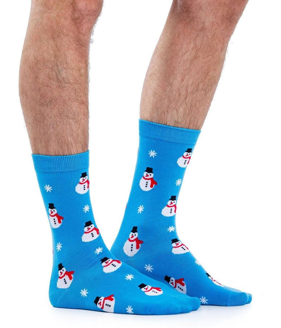 Men's Snowman Socks (Fits Sizes 8-11M)