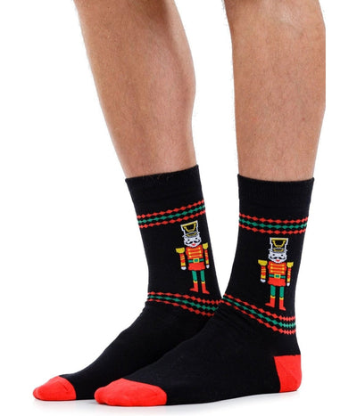 Men's Black Nutcracker Socks (Fits Sizes 8-11M) Image 3