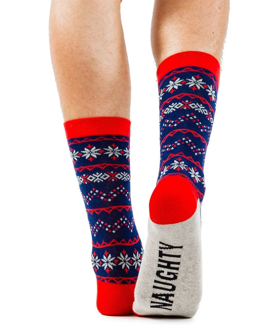 Men's Naughty or Nice Socks (Fits Sizes 8-11M) Image 4