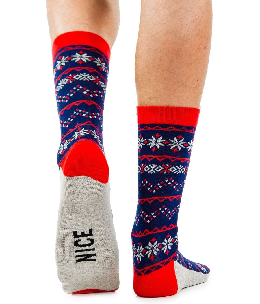 Men's Naughty or Nice Socks (Fits Sizes 8-11M) Image 5