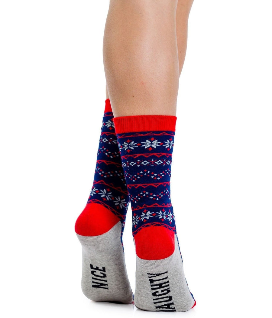 Women's Naughty or Nice Socks (Fits Sizes 6-11W) Image 3