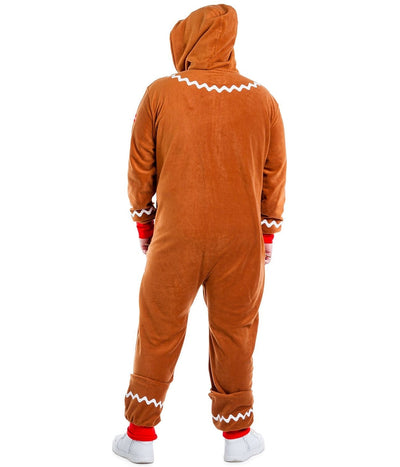 Men's Gingerbread Man Jumpsuit Image 3
