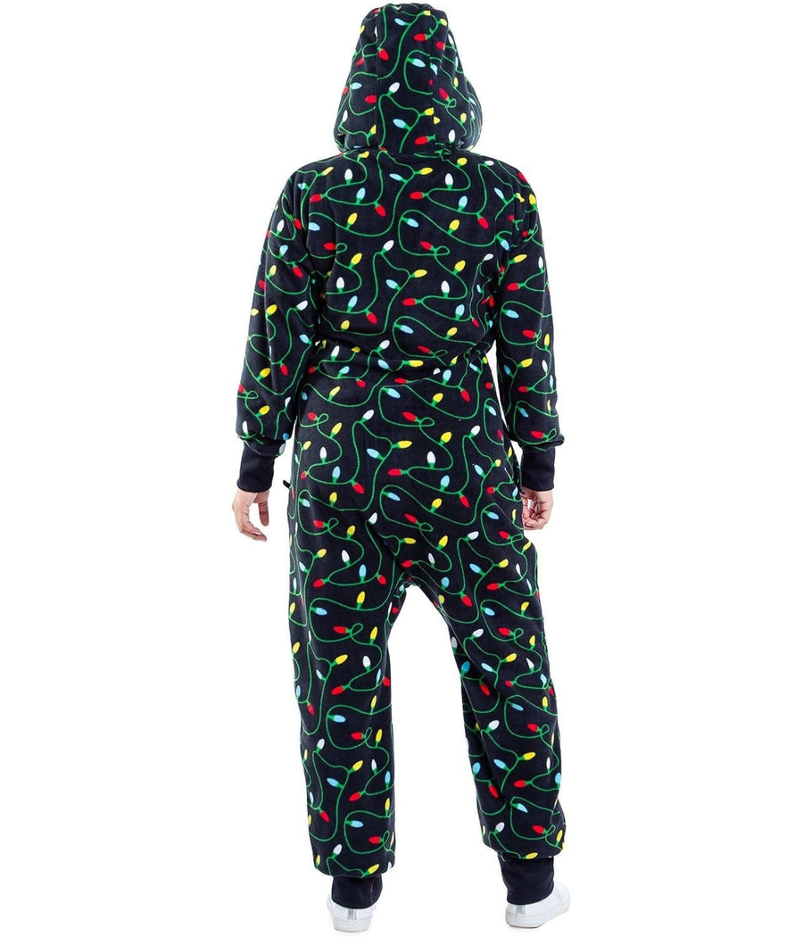 Women's String of Christmas Lights Jumpsuit Image 6