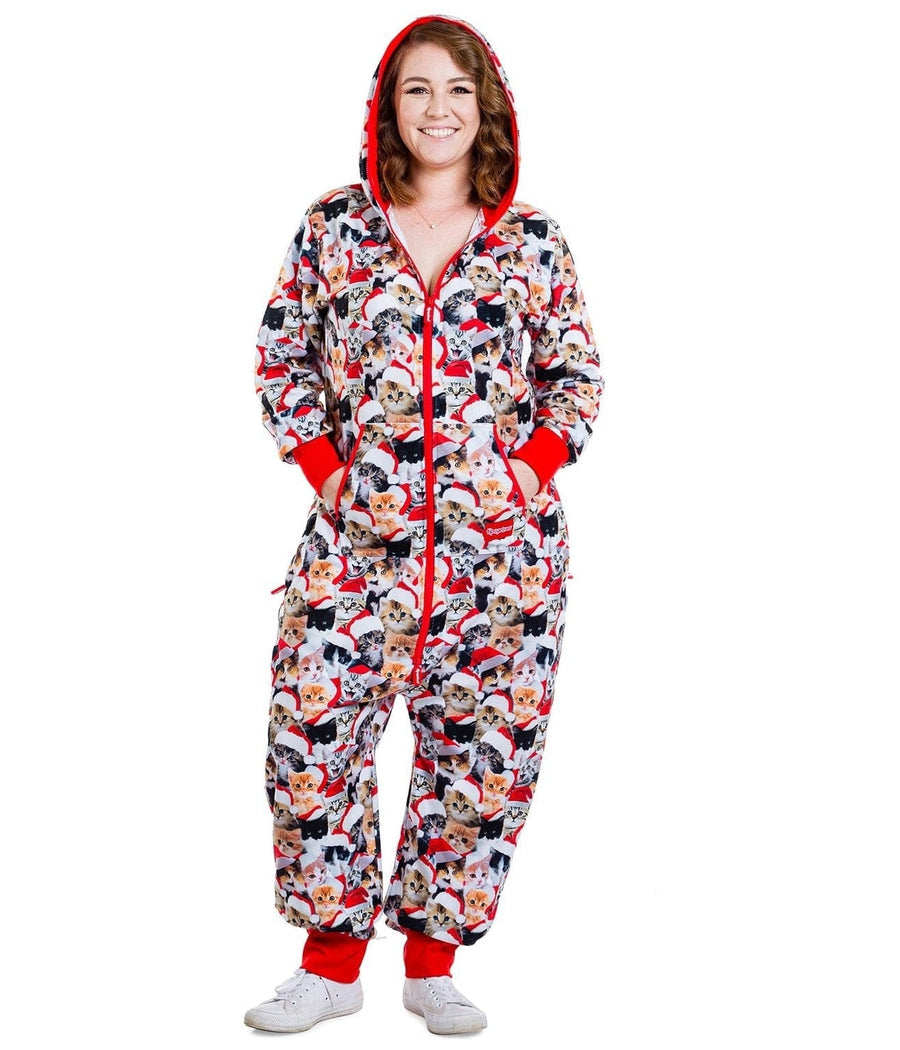 Women's Meowy Catmus Plus Size Jumpsuit