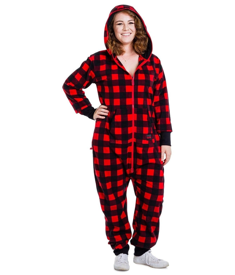 Women's Lumberjack Plus Size Jumpsuit