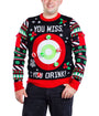 Men's Drinking Game Big and Tall Ugly Christmas Sweater