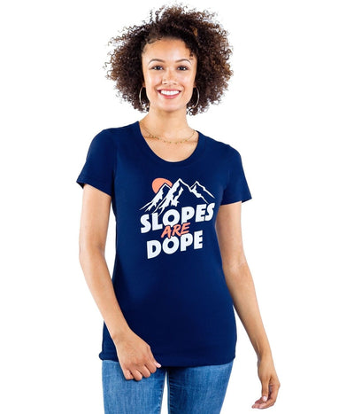 Women's Slopes Are Dope Tee Image 2