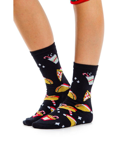 Women's Fa La La Fast Food Socks (Fits Sizes 6-11W) Primary Image