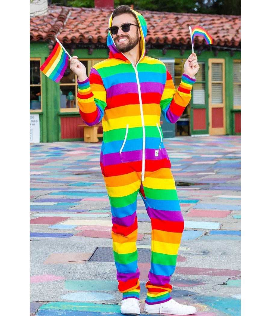 Rainbow Jumpsuit - Men's Cut Image 4