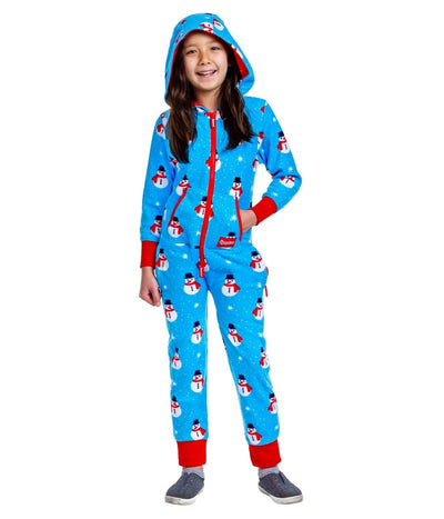 Girl's Snowman Is An Island Jumpsuit Primary Image