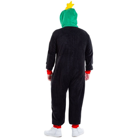 Men's Christmas Tree Toss Game Big and Tall Jumpsuit Image 3